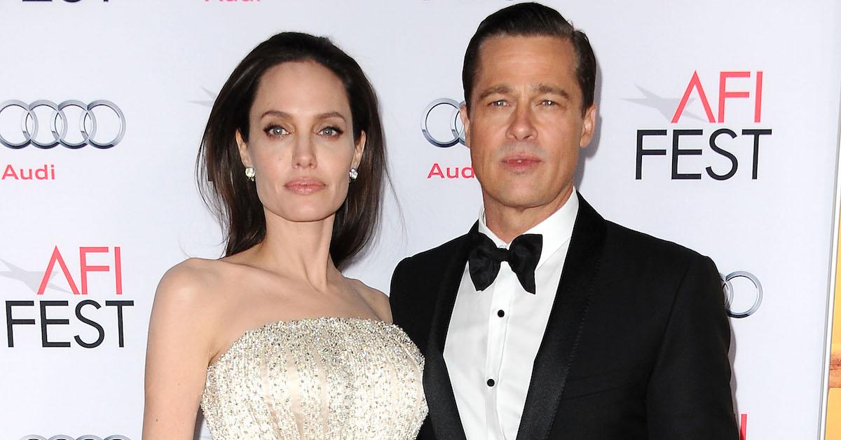 Angelina Jolie and Brad Pitt attend the premiere of "By the Sea" at the 2015 AFI Fest at TCL Chinese 6 Theatres on November 5, 2015 in Hollywood