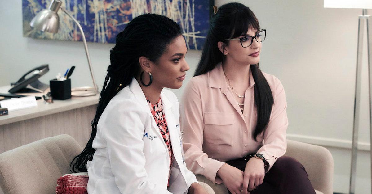 Freema Agyeman and Ana Villafañe in 'New Amsterdam'