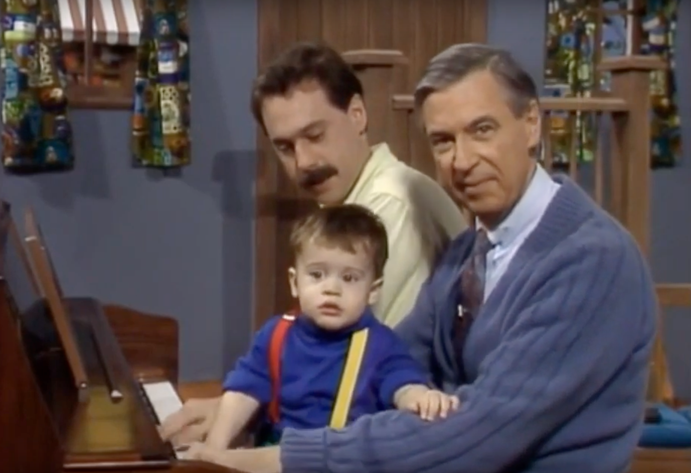 fred rogers with children