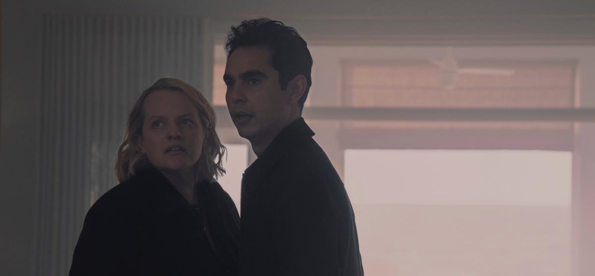Elisabeth Moss, Max Minghella in ‘The Handmaid’s Tale.’