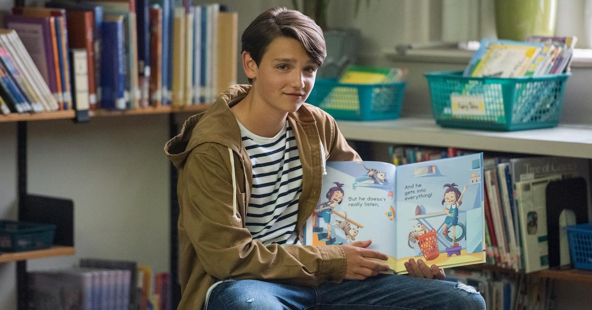 Logan on 'The Baby Sitters Club'