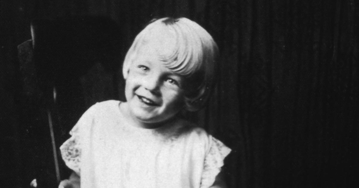 Marilyn Monroe as a baby