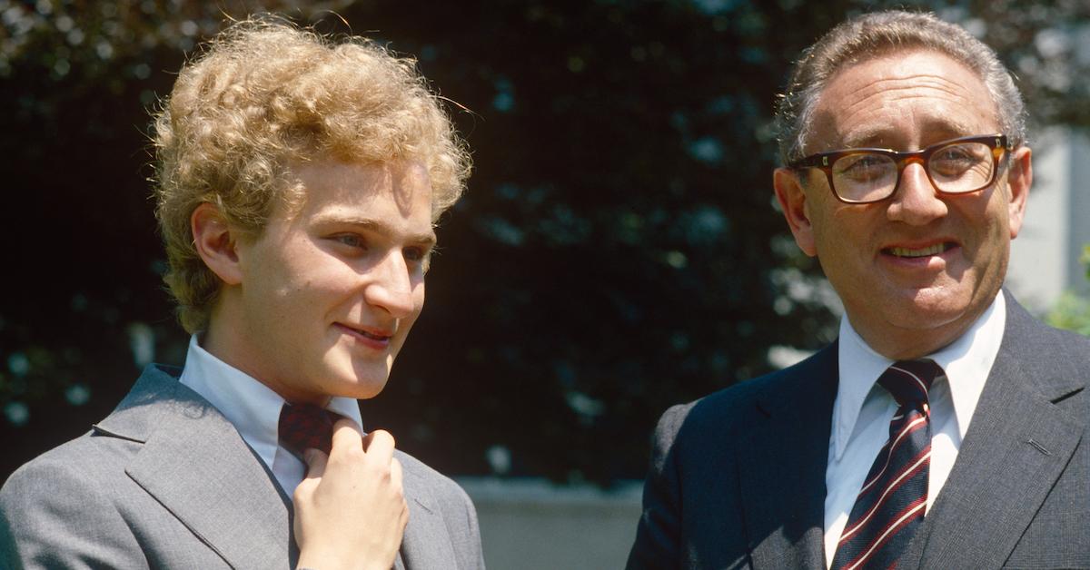 Henry Kissinger and David Kissinger at graduation from Concord Academy, Mass., June 1,1979.