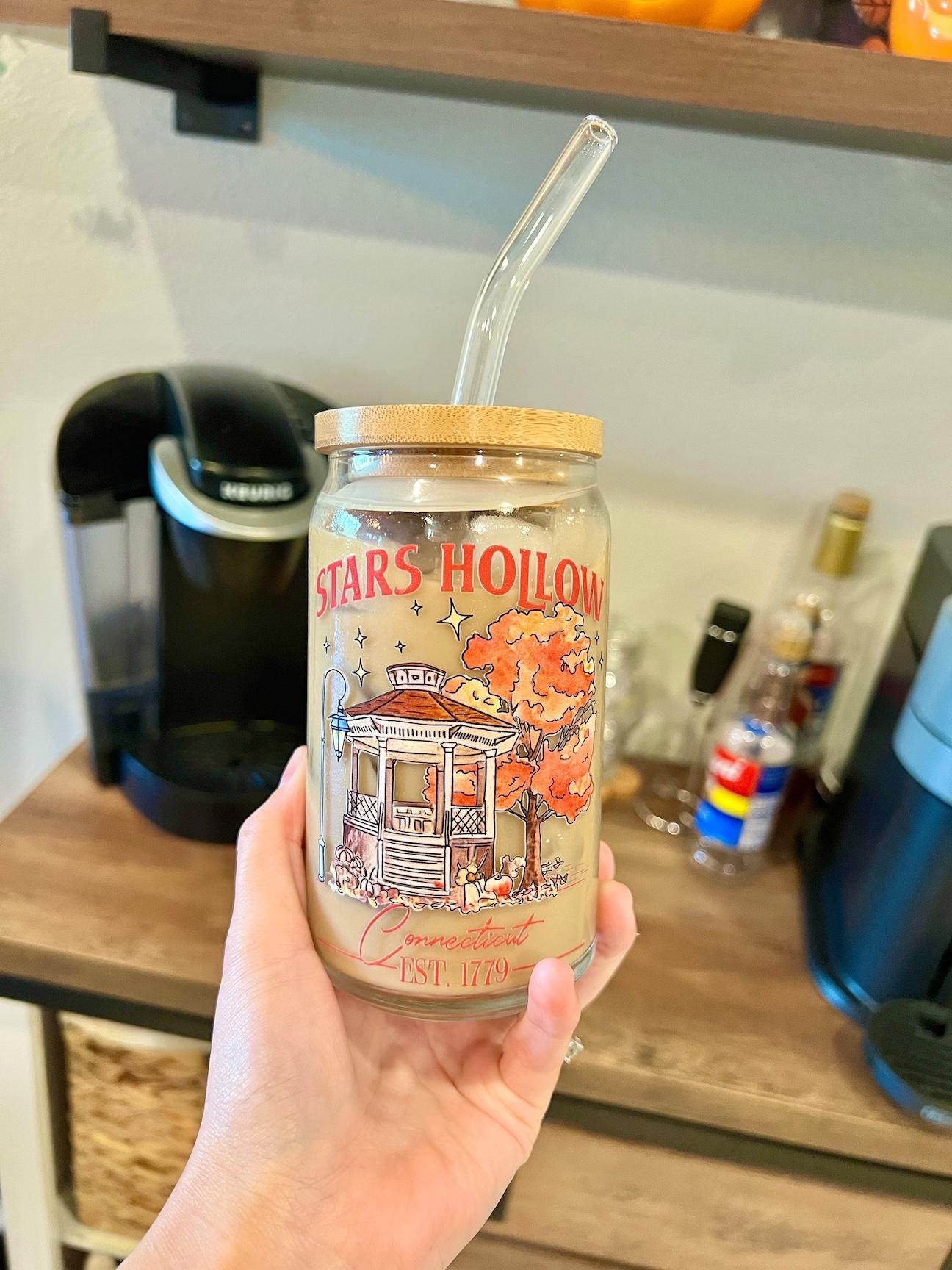 Stars Hollow iced coffee cup