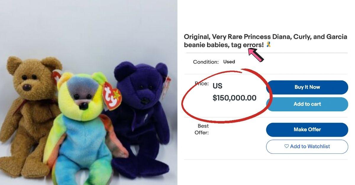 Top selling beanie babies best sale on ebay