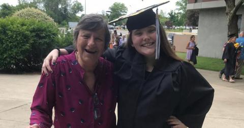 Sandra Birchmore on her high school graduation day in 2015