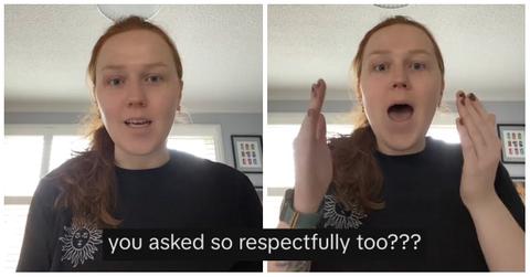 TikToker @megamindurbusiness revealed that she failed an assignment, but when she emailed her professor for feedback, he refused to help her.