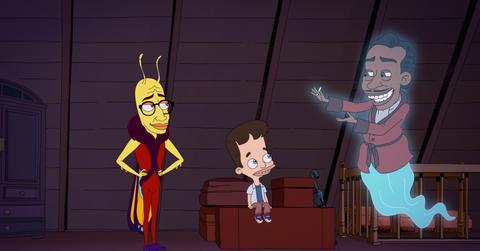 Nick and his Lovebug in 'Big Mouth'