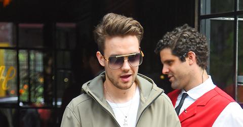 Liam Payne leaving the Jimmy Kimmel show in 2017.