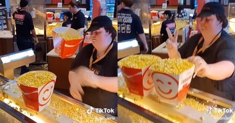 The popcorn guy on TikTok