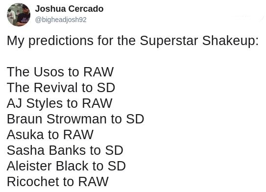 wwe predictions