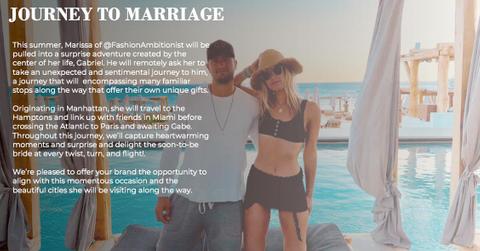 featured influener proposal