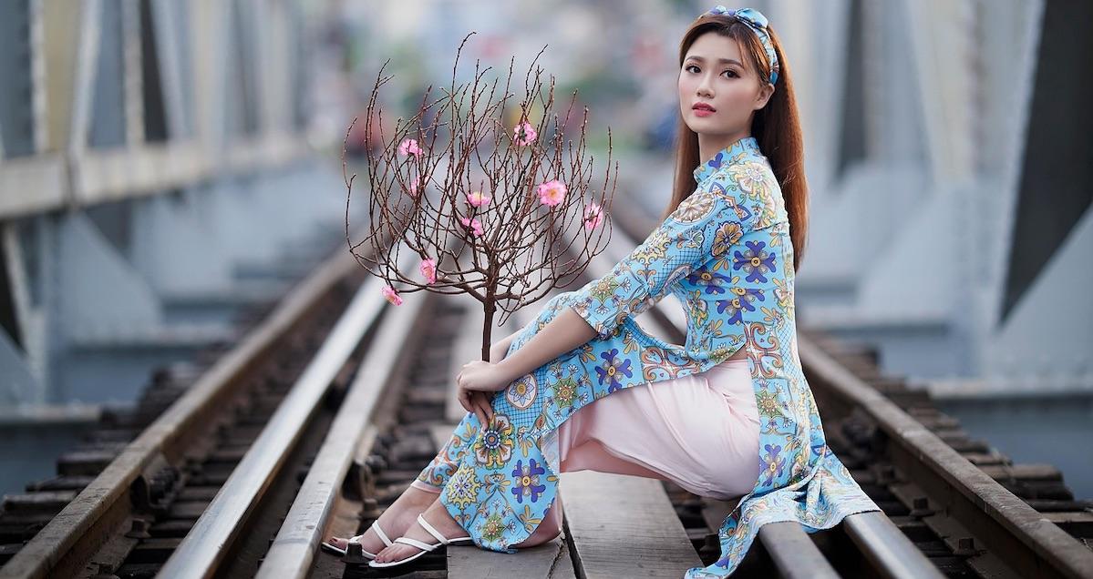 woman in dress