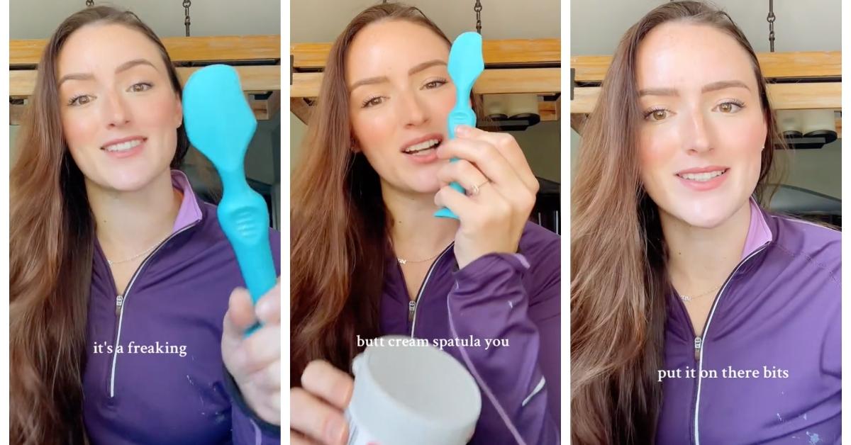 husband doesn't know butt cream spatula tiktok