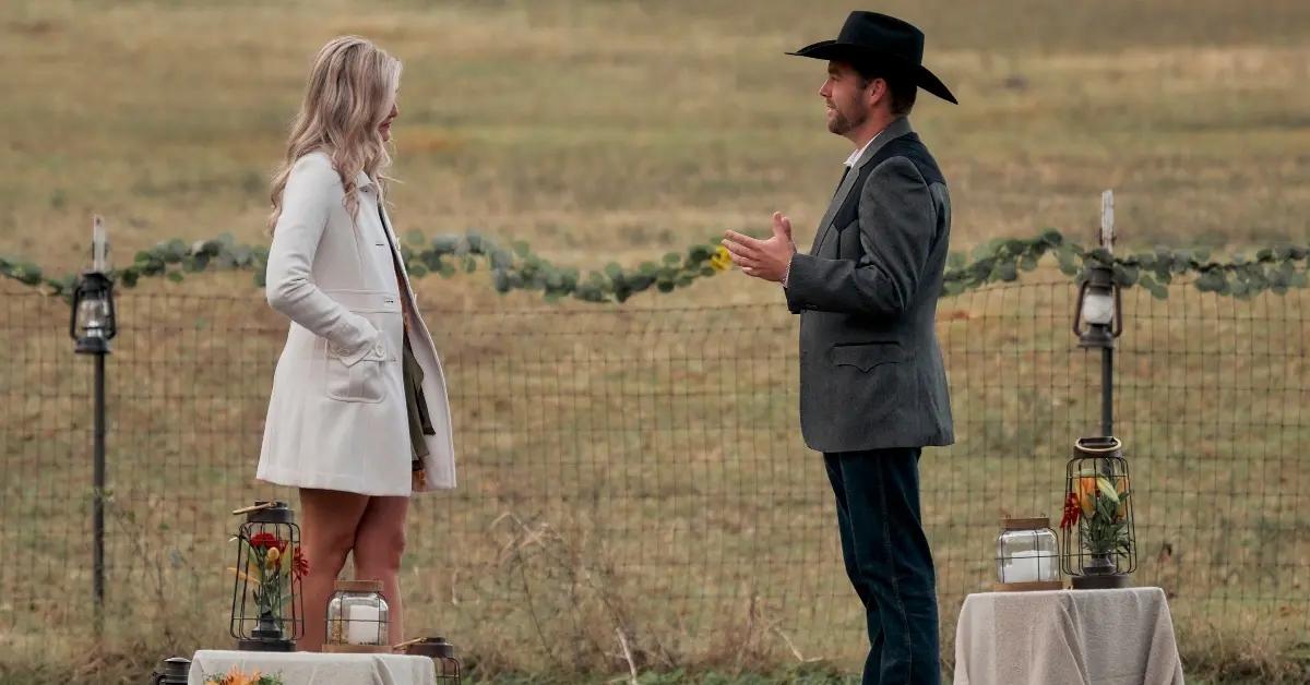 'Farmer Wants a Wife': Hunter and Meghan in the Fox finale.