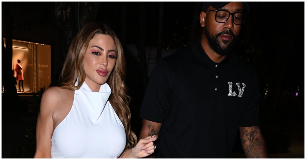 (lr): Larsa Pippen és Marcus Jordan