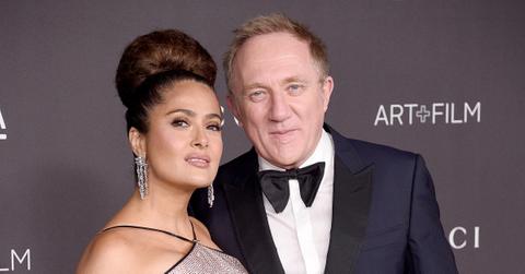 Salma Hayek and husband Francois-Henri Pinault in 2019