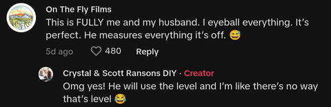 husband vs wife measuring tiktok