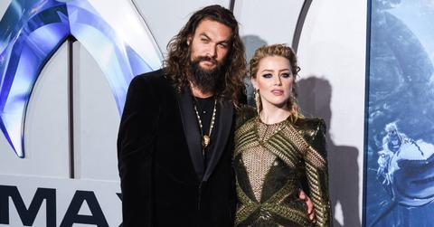 Jason Momoa and Amber Heard at the 'Aquaman' premiere in 2018.