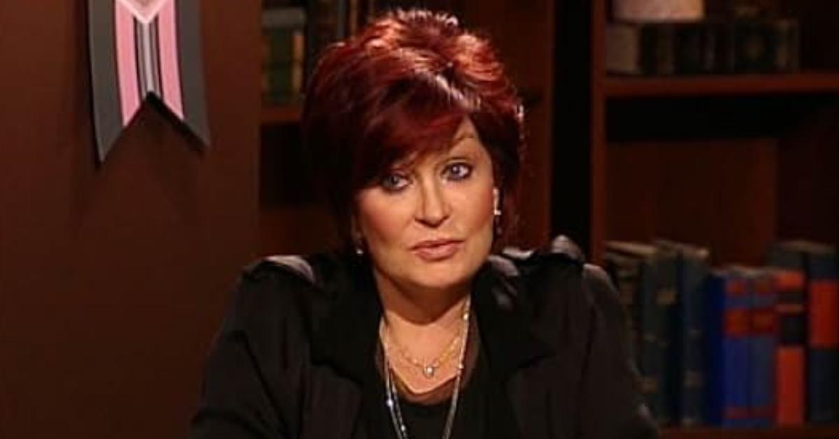 Sharon Osbourne hosting 'Rock of Love: Charm School'.
