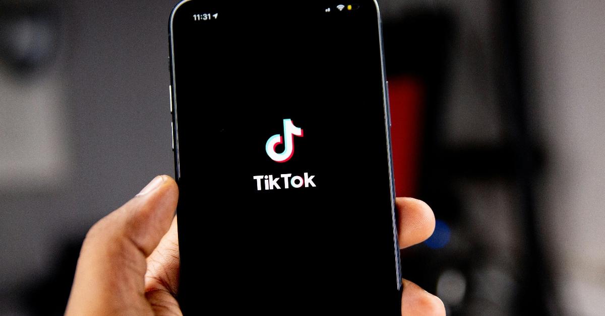 TikTok app on phone