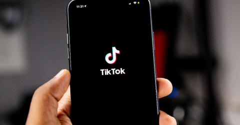 TikTok app on phone