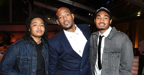 Marlon Wayans with sons Kai and Shawn