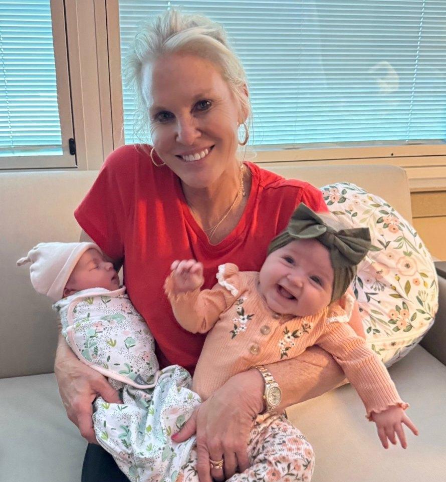 Kristi McBee with her grandchildren.