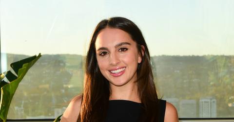 Alexia Umansky wearing a black dress