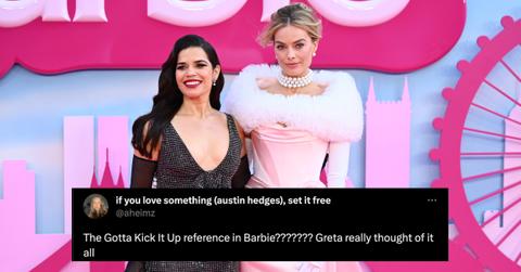america ferrera and margot robbie at the barbie movie film premiere