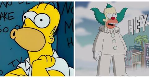 The Simpsons Made Krusty Look Like Homer On Purpose
