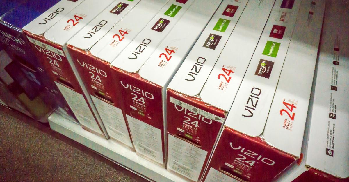Vizio TV's in a store