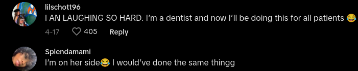 dentist misinterprets gas me up