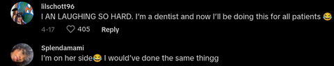 dentist misinterprets gas me up