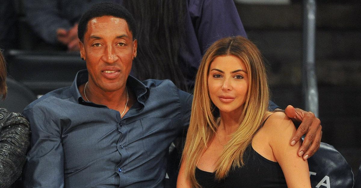 (l-r): Scottie Pippen and Larsa Pippen