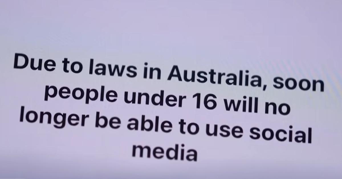 Australia's social media ban announcement