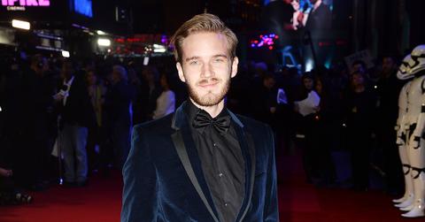 PewDiePie at the premiere of 'Star Wars: The Force Awakens.'