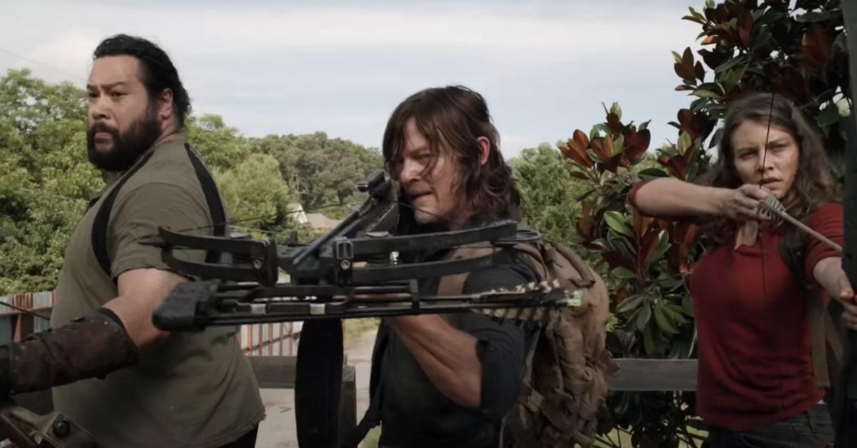 Jerry, Daryl, and Maggie from 'The Walking Dead'