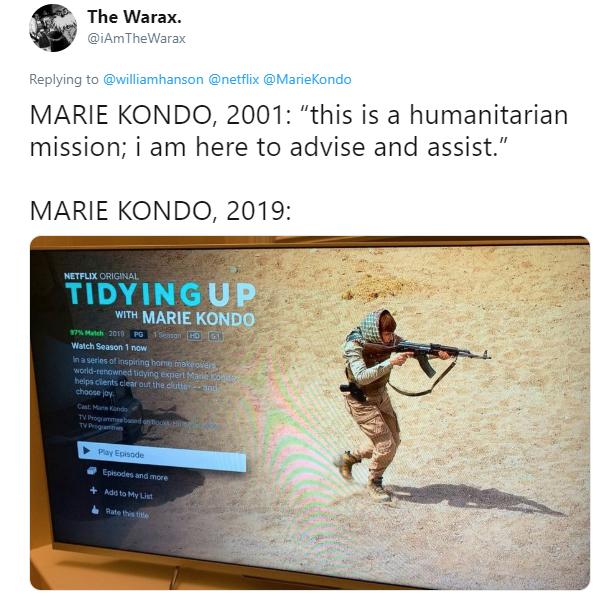 marie kondo tweet