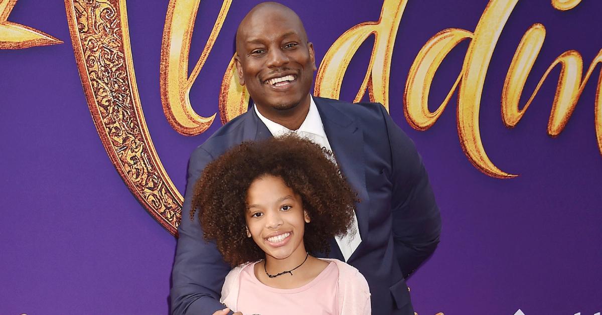 Tyrese Gibson and his oldest daughter in 2019.