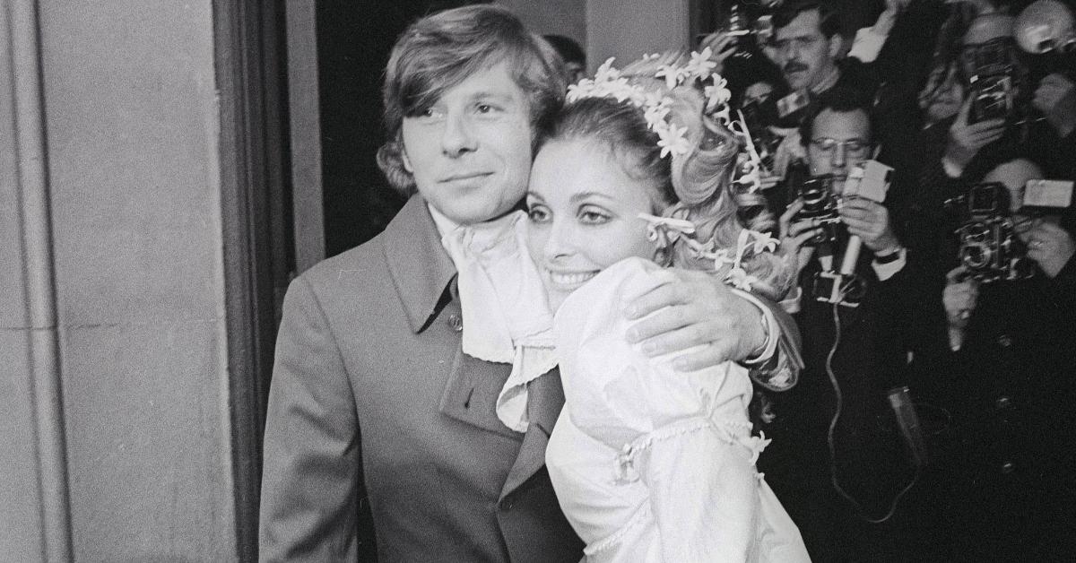 Roman Polanski and Sharon Tate on their wedding day