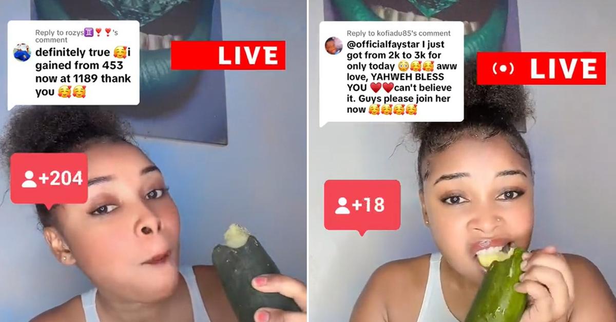 Why Do People Hold Cucumbers on Live? Latest TikTok Trend