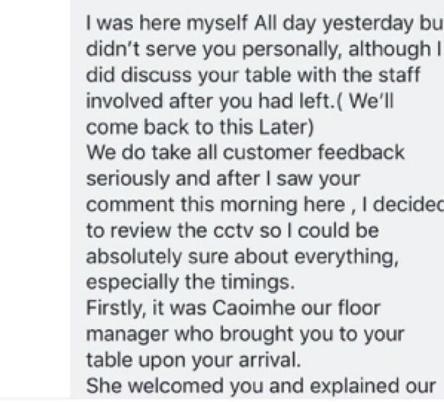 restaurant response choosing beggar