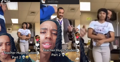 Teacher Hugging Student TikTok