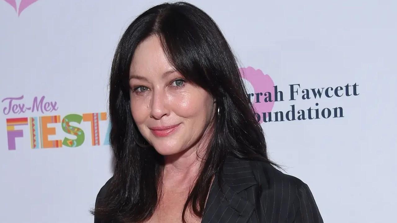 Shannen Doherty at the Farrah Fawcett Foundation's "Tex-Mex Fiesta" honoring Marcia Cross on Sept. 6, 2019