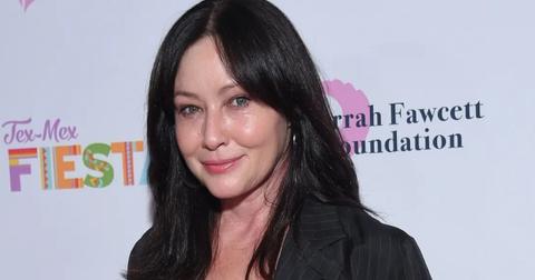 Shannen Doherty at the Farrah Fawcett Foundation's "Tex-Mex Fiesta" honoring Marcia Cross on Sept. 6, 2019
