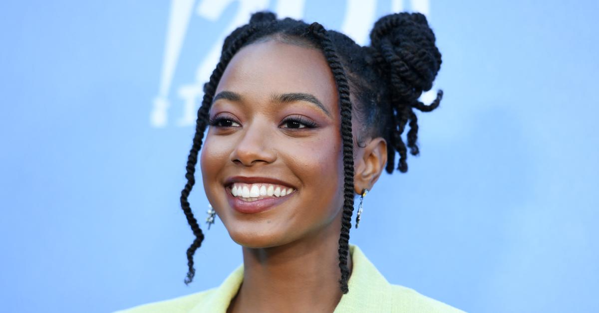 Alyah Chanelle Scott attends the red carpet premiere of Hulu's 'Reboot' on Sept. 19, 2022.