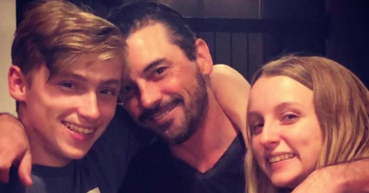 skeet ulrich with his kids