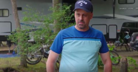 Gino on a campground in front of an RV on 90 Day Fiancé: Happily Ever After?