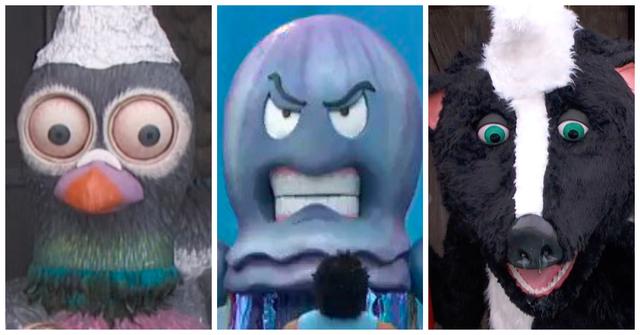 The Paranoid Pigeon, The Jacked Jellyfish, and Sneezy Skunk variants of OTEV on 'Big Brother.'
